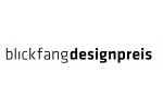 Logo des blickfang Designpreises in schwarz-weißer Gestaltung