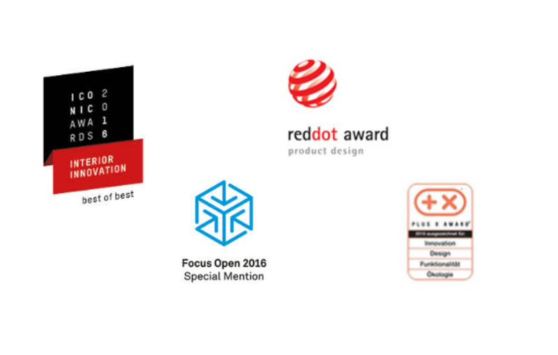 Sammlung der Awards die Tojo 2016 verliehen bekommen hat