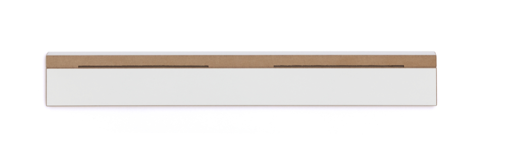 Tojo Grad Garderobenleiste in Weiß und Braun, schlichte Eleganz für moderne Flure