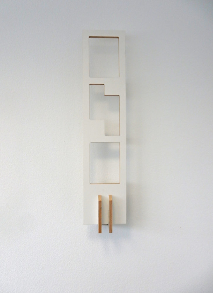 Tojo Lesestoff Wandregal mit modernen, offenen Fächern für Bücher und Zeitschriften, perfekt für minimalistisches und funktionales Wohnen