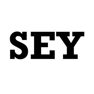 Das Bild zeigt das Logo der Seybold Agentur für Sichtbarkeit mit den Buchstaben "SEY" in schwarzer Farbe auf weißem Hintergrund.